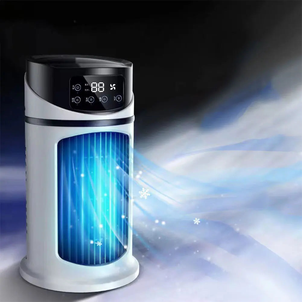 Fan 6-Hour Timer Evaporative Air Cooler with Humidifier Air Cooling Fan for Home Office Bedroom Use