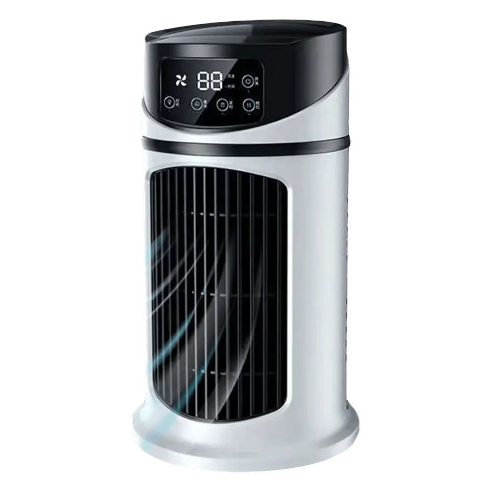 Fan 6-Hour Timer Evaporative Air Cooler with Humidifier Air Cooling Fan for Home Office Bedroom Use